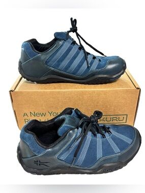 KURU Chicane Shoes Womens 9 Medium Mountain Blue Black Trail Sneakers Comfort